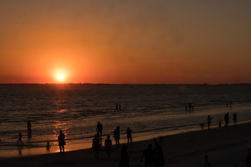Sunset Fort Myers beach Florida