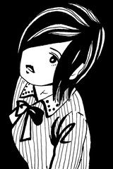 ショートカットの美少女