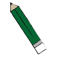 pencil icon over white background colorful design vector illustration