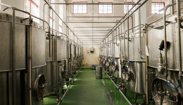Old brewery complex /distillery tanks.