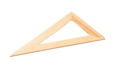 Old wooden triangle