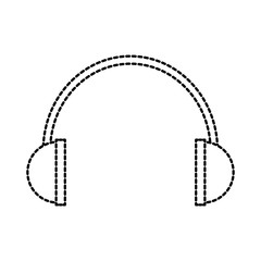 headphones music volume sound harmony vector illustration