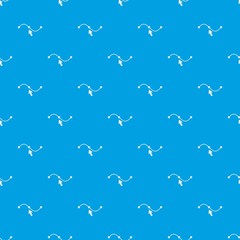 Drawing the curve pattern seamless blue