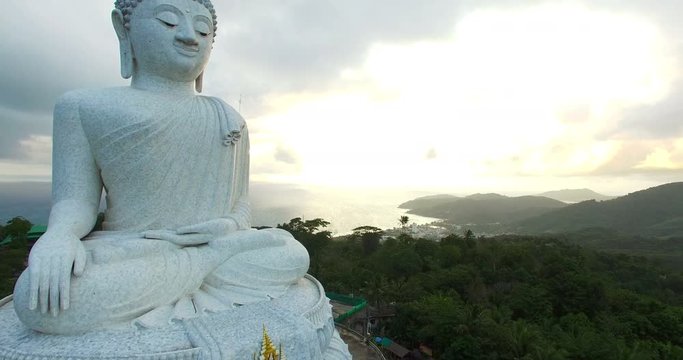 Phuket Big Buddha is one of the island most important and revered landmarks on the island.
big Buddha is on the top of high mountain can see around the Phuket island when you are there
