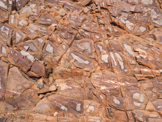Red rock surface west MacDonnell ranges near Alice Springs, Northern Territory, Australia 2017