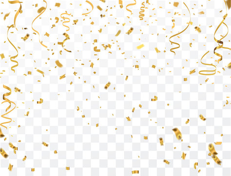 Gold Confetti Celebration