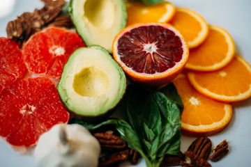 Styled Avocado Citrus Salad