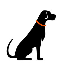 イラスト素材：犬