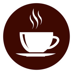 cup circle icon concept