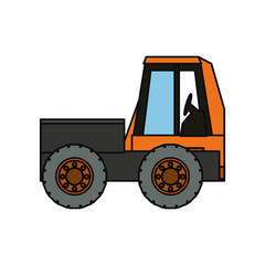 mini truck rocker  vector illustration