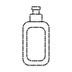 Cream bottle isolated icon vector illustration graphic design