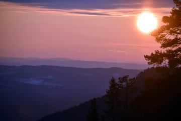 Sunset at Björnrike