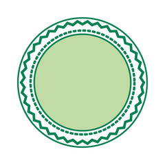 circular frame icon over white background colorful design vector illustration