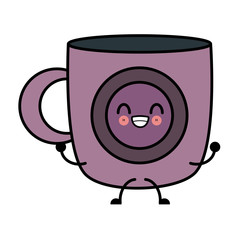 Porcelain mug cup icon vector illustration graphic design