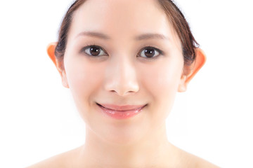 Obraz premium スキンケア 美白美肌女性