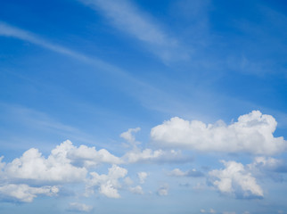 Blue sky with lots clouds, Used for background
