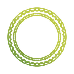 circular frame icon over white background colorful design vector illustration