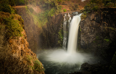 Sunrise at Victoria Falls, Devils Cataract, Dry Season