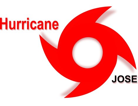 Hurricane JOSE, red icon
