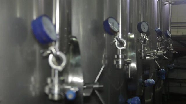 beer fermentation tanks
