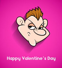 Attitude Boy Face - Cartoon Character