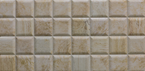 mosaic ceramic tile with abstract pattern