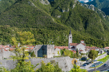 Fototapeta na wymiar Venzone historical village. Completely rebuilt after the 1976 earthquake