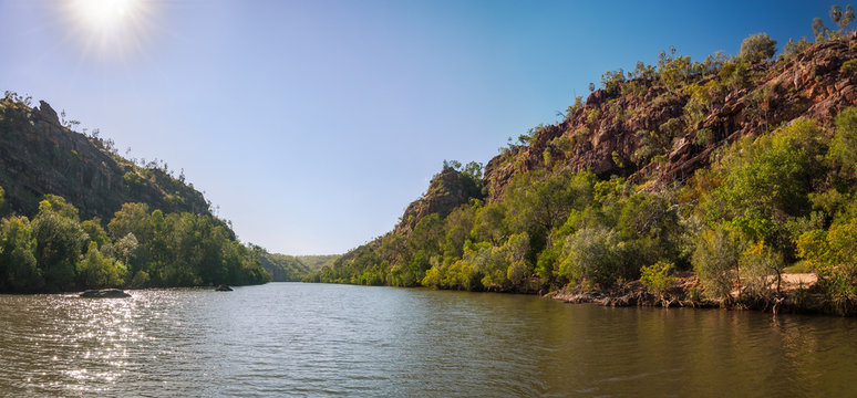 Katherine River Gorge Panorama, Northern Territory, Australia