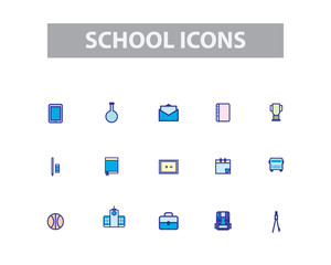 School Vector Icons