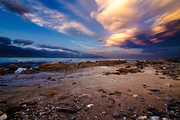 Sunset in Kaikoura, New Zealand