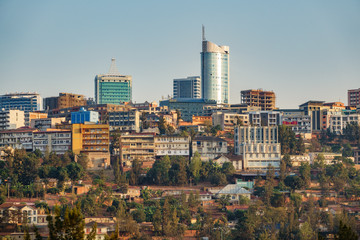 Kigali downtown - obrazy, fototapety, plakaty