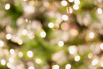 Christmas light bokeh background