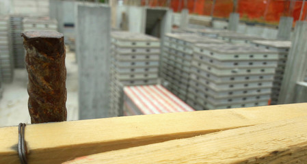 Fototapeta na wymiar Cantiere edile - costruzione in corso