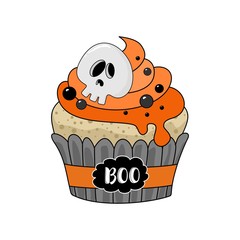 Sweets for Halloween. Vector illustration.