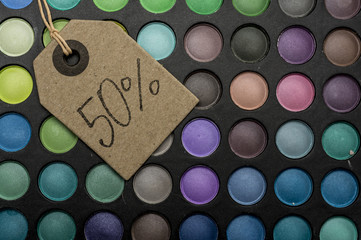 50 percent off in makeup