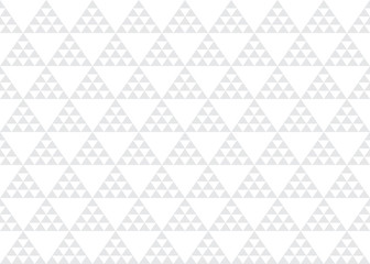 Seamless pattern tile with triangles within triangular design