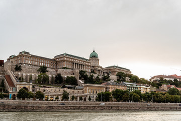 Fototapeta na wymiar Hungarian National Gallery. It is located in Buda Castle
