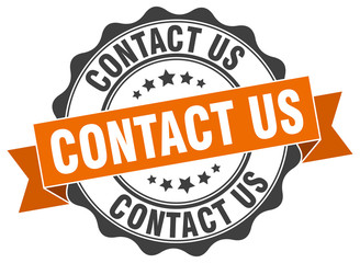 contact us stamp. sign. seal