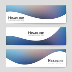 Naklejka premium Abstract vector layout background set. For art template design, list, page, mockup brochure theme style, banner, idea, cover, booklet, print, flyer, book, blank, card, ad, sign, sheet,, a4