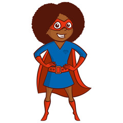 Super hero girl Cartoon character