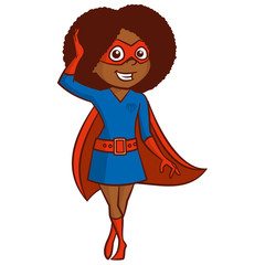Super hero girl Cartoon character
