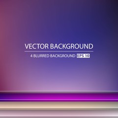 Abstract Creative concept vector multicolored blurred background set. For Web and Mobile Applications, art illustration template design, business infographic and social media, modern decoration