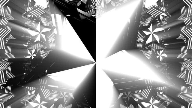 VJ 4K Strobe Star Space