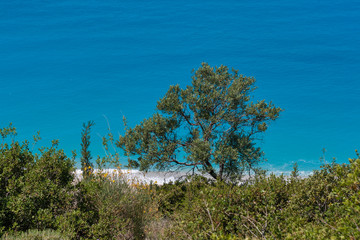 Obraz premium Amazing seascape of Katisma Beach, Lefkada, Ionian Islands, Greece