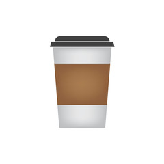 coffee take away- vector illustration