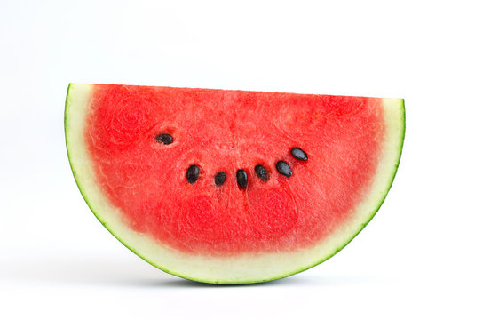 watermelon slice isolate on white background