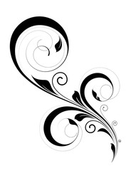 Decorative Christmas Floral clip-art