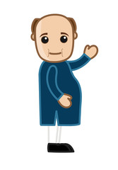 Cartoon Funny Fat Character