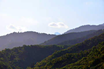Mountains on a summer day, Almaty, Kazakhstan