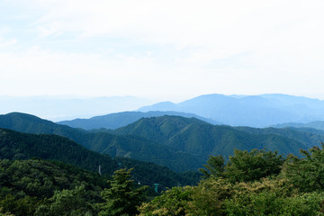 金剛山山頂からの風景